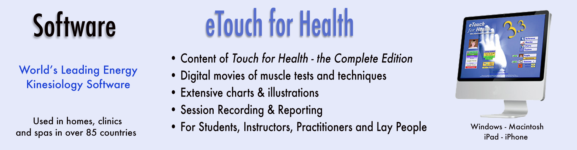 Touch For Health Chart Download