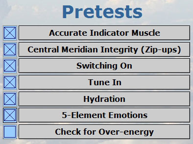 Pretest Options