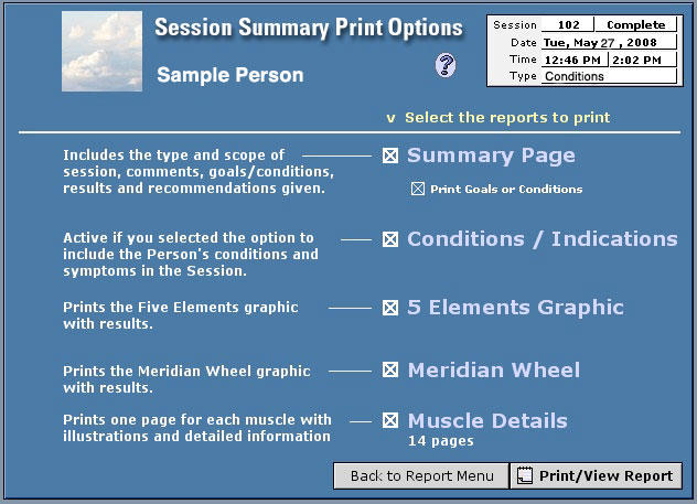 Reports Summary