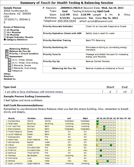 Session Report Summary