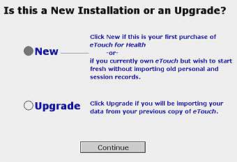 Upgrade Screen